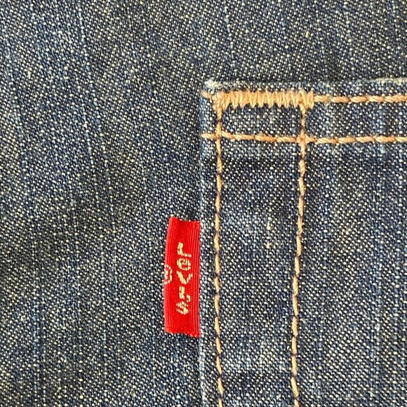 Levi’s Womens Denim Culottes Jeans Size 16 Wide-Leg Mid-Length Flat Front Slant - Picture 12 of 12